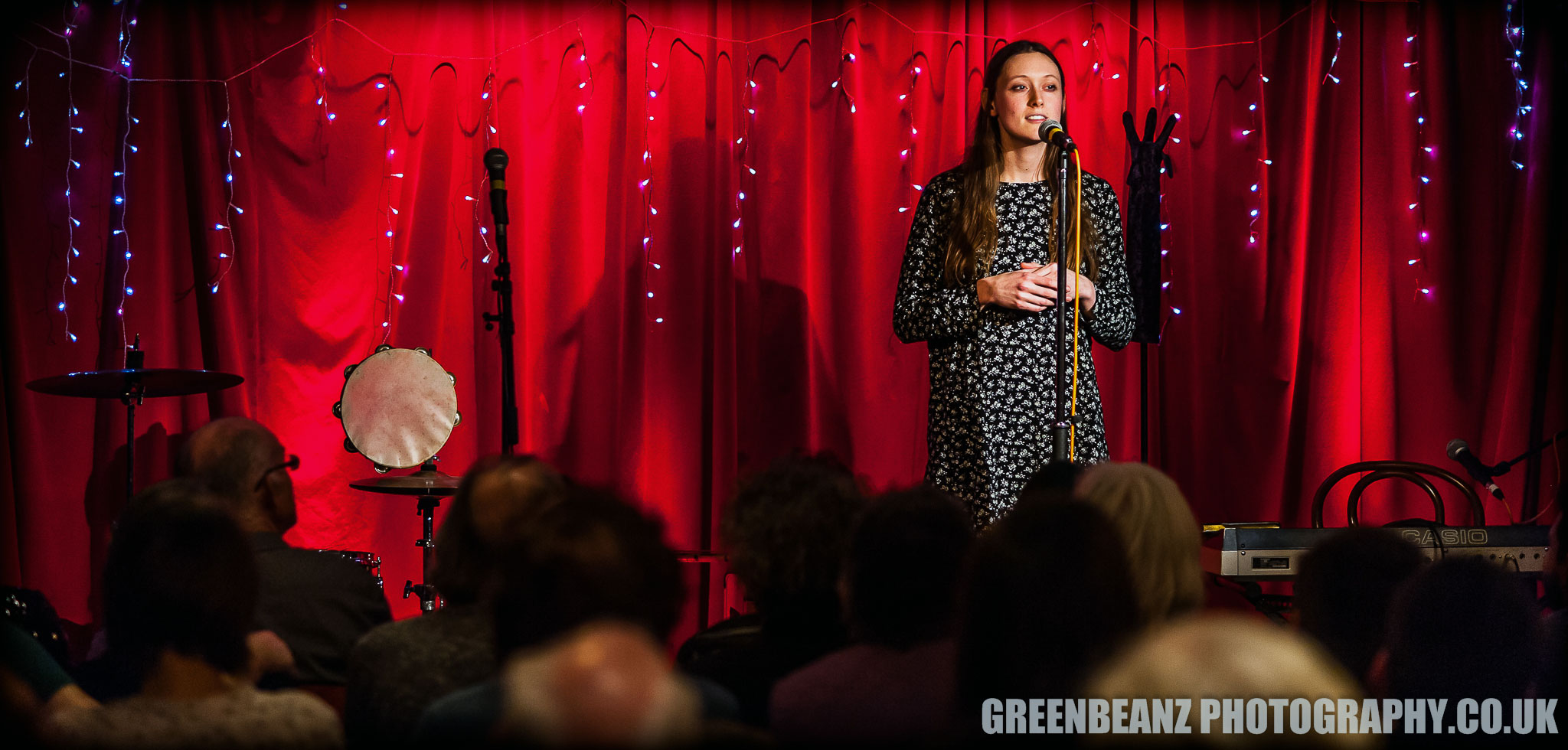 Beth Calverley performing at 'Forked' in Plymouth